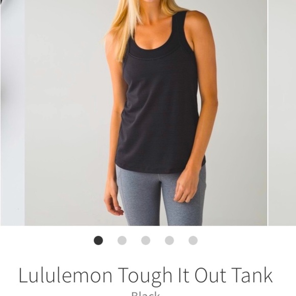 Lululemon tough it out - running tank top - Picture 1 of 9